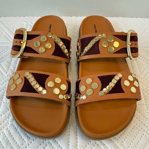 Free People Revelry Studded Sandals Size 7.5 - Picture 3 of 10